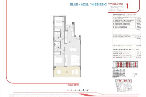 Apartment for sale Punta Prima, Alicante, Spain 2 bedrooms, 71 sq.m. No. 126928 - photo 15