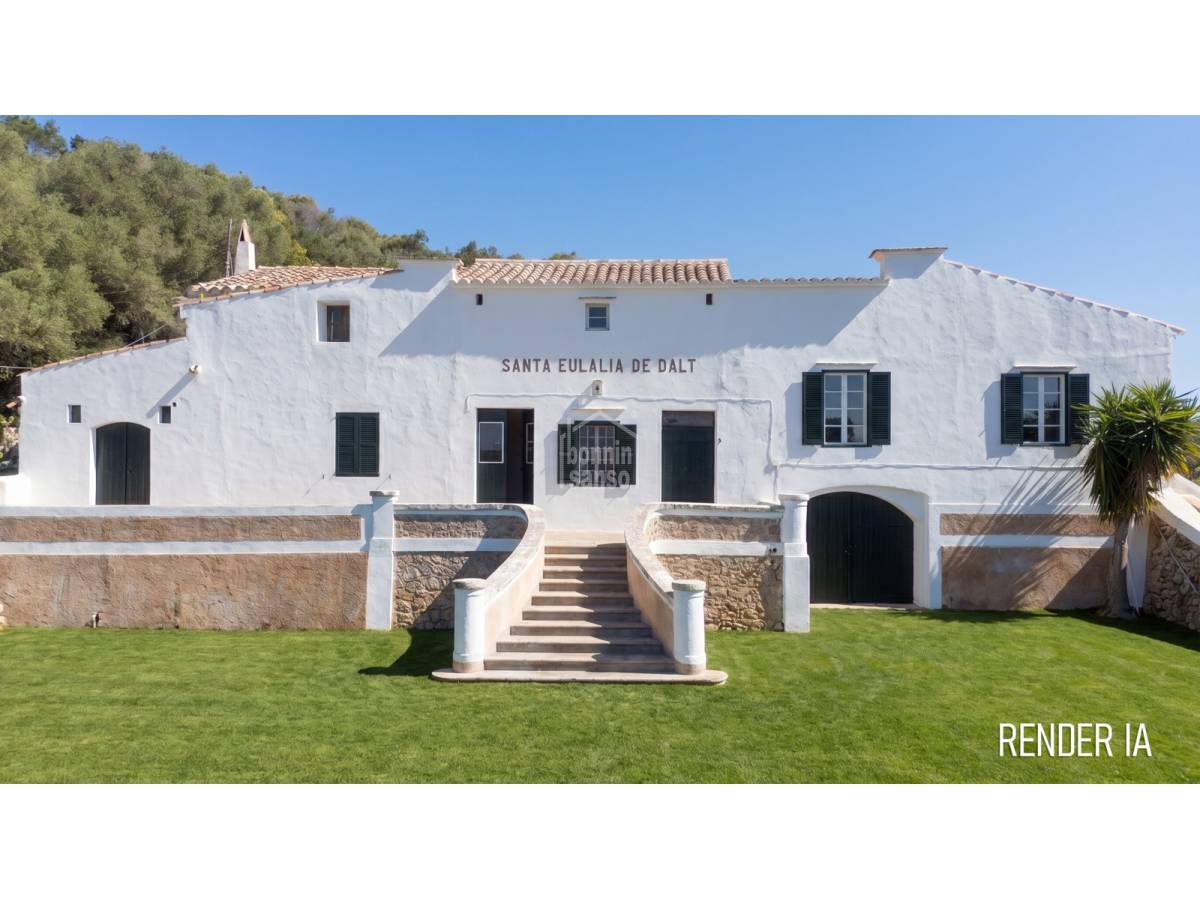 Hus i Es Mercadal, Menorca, Spanien 10 sovrum, 671 kvm. Nr. 127966