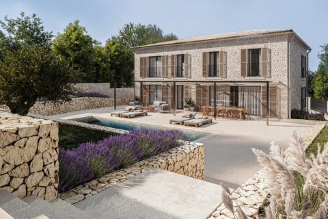 Tontti myytävänä Puigpunyent, Mallorca, Espanja, 3 makuuhuonetta, 1535.7 m2 No. 128163 - kuva 2