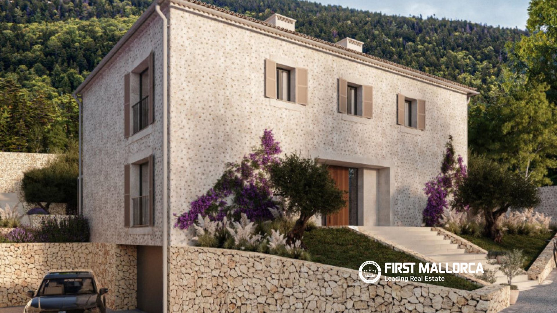 Terreno a Puigpunyent, Mallorca, Spagna 3 camere da letto, 1535.7 mq. N° 128163