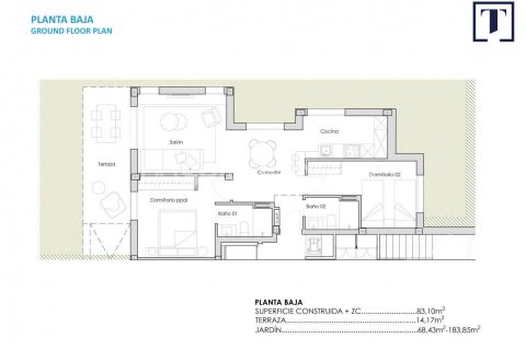 Takvåning till salu Torre-Pacheco, Murcia, Spanien 2 sovrum, 77 kvm. Nr. 131144 - foto 22