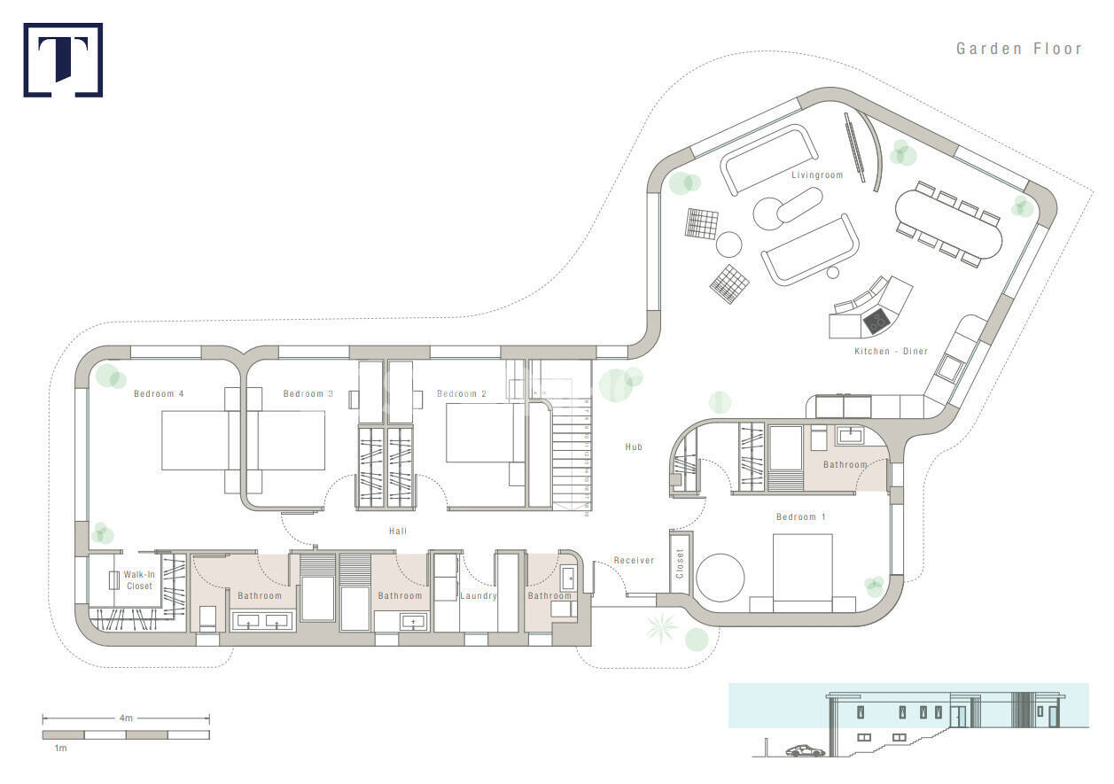 Huvila San Fulgencio, Alicante, Espanja 4 makuuhuonetta, 330 m2 No. 131145