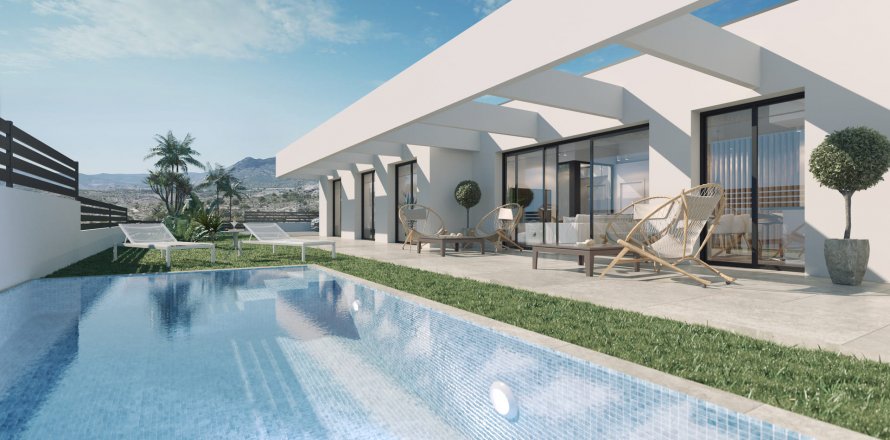 Villa Finestrat, Alicante, Spanien 3 sovrum, 271 kvm. Nr. 127884