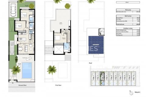 Villa till salu Cartagena, Murcia, Spanien 3 sovrum, 128 kvm. Nr. 121098 - foto 5