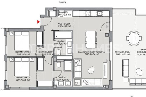 Продажа квартиры Бенахавис, Малага, Испания 3 спальни, 132м2 №131187 - фото 21