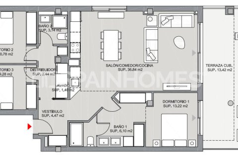 Продажа квартиры Бенахавис, Малага, Испания 3 спальни, 132м2 №131187 - фото 22
