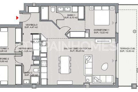 Продажа квартиры Бенахавис, Малага, Испания 3 спальни, 132м2 №131187 - фото 20