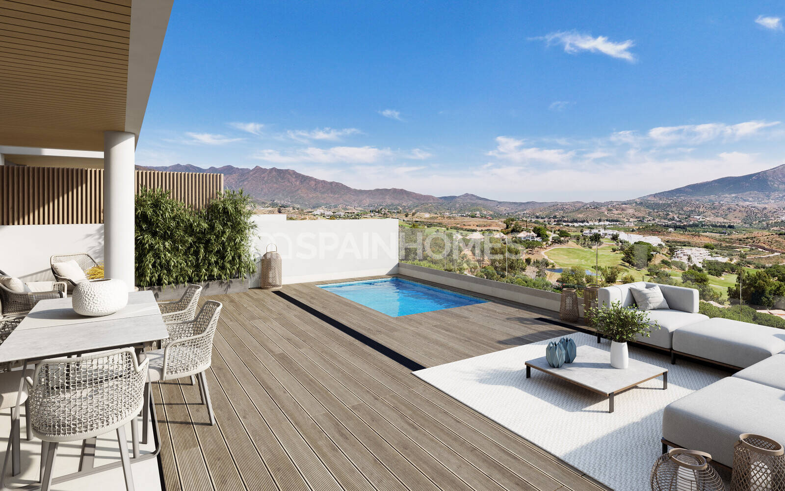 Lägenhet i Mijas, Malaga, Spanien 3 sovrum, 200 kvm. Nr. 131185