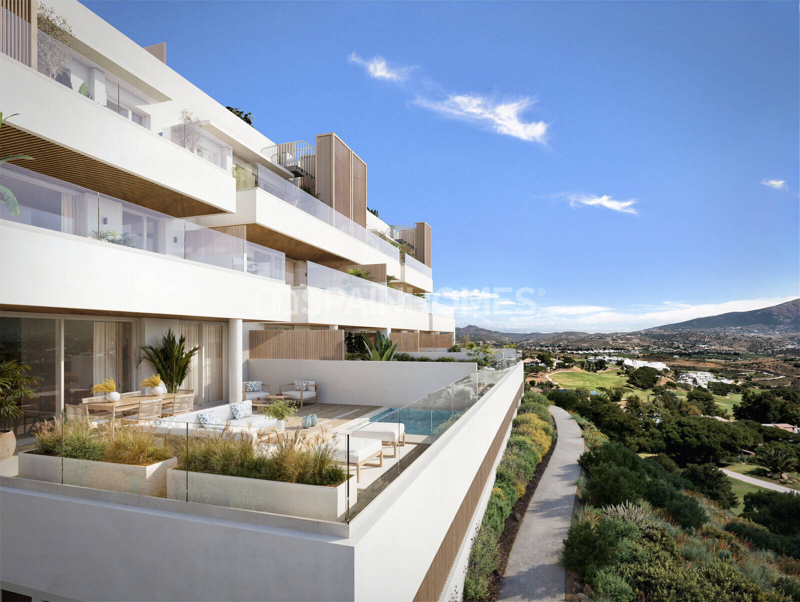 Lägenhet i Mijas, Malaga, Spanien 3 sovrum, 200 kvm. Nr. 131185