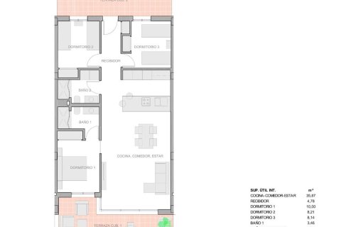Wohnung zum Verkauf Guardamar del Segura, Alicante, Spanien 3 Schlafzimmer, 106 m2 Nr. 131756 - Foto 18