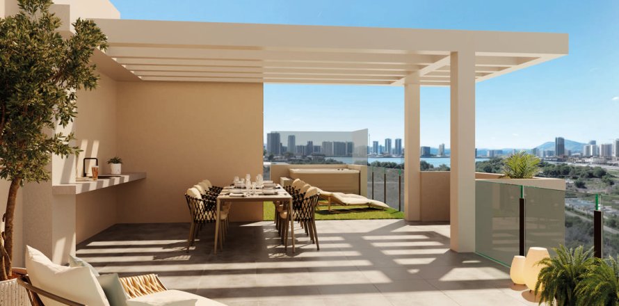 Takvåning i Calpe, Alicante, Spanien 3 sovrum, 101 kvm. Nr. 127677