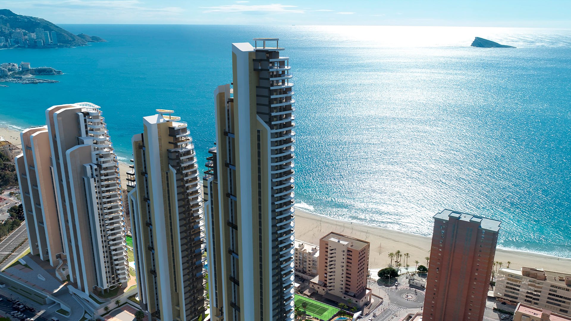 Lägenhet i Benidorm, Alicante, Spanien 2 sovrum, 109 kvm. Nr. 127685