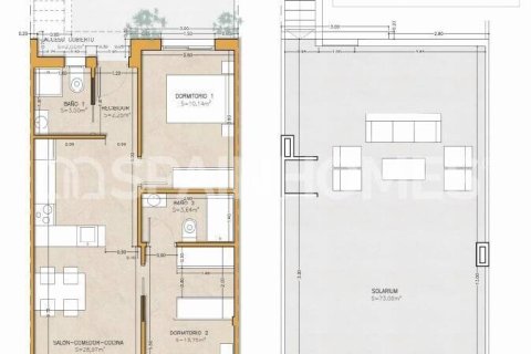 Villa zum Verkauf in Pilar de la Horadada, Alicante, Spanien 3 Schlafzimmer, 82 m2 Nr. 120177 - Foto 9