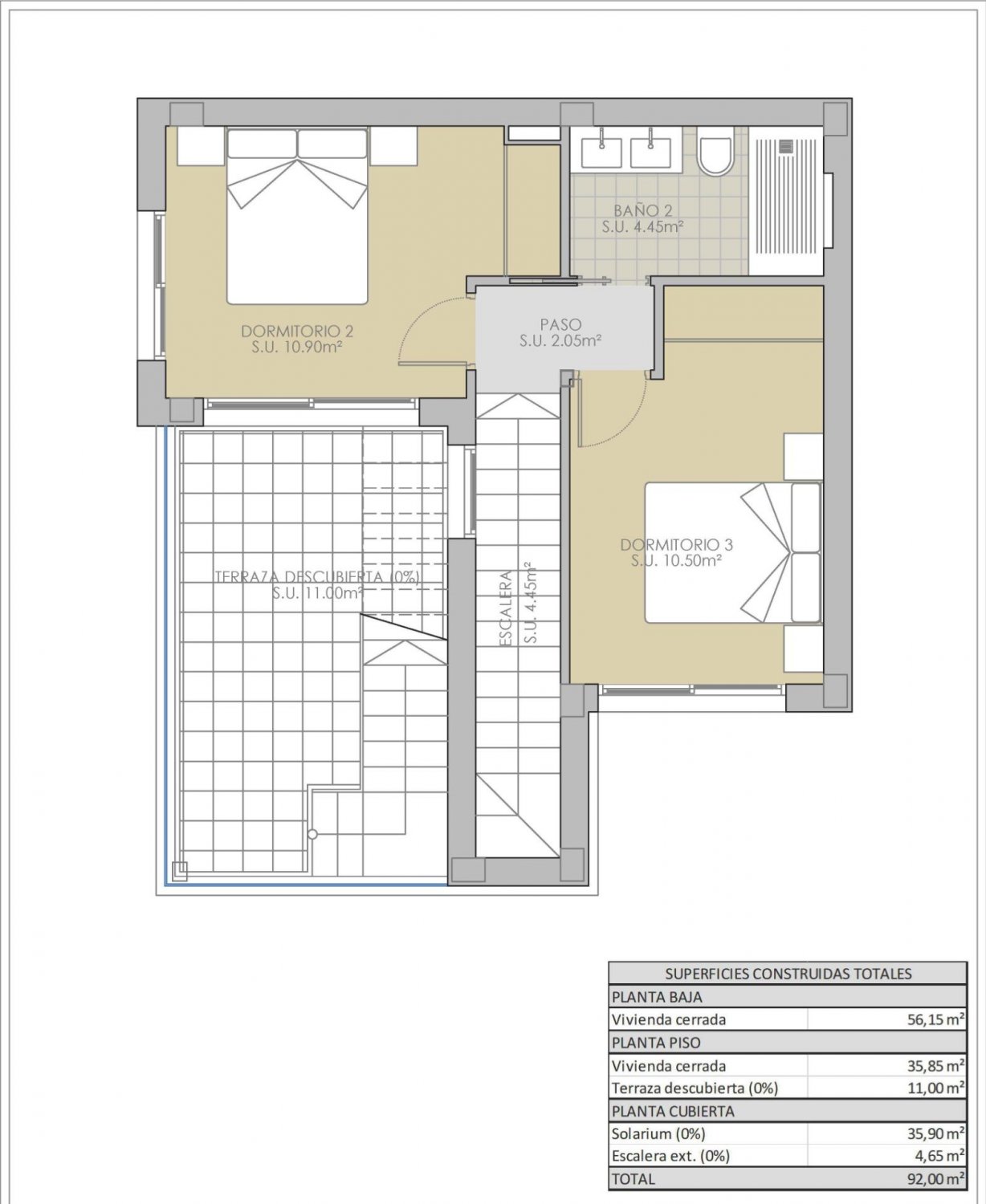 Villa Vistabella, Alicante, Spānijā 3 istabas, 95 m2 Nr. 128506