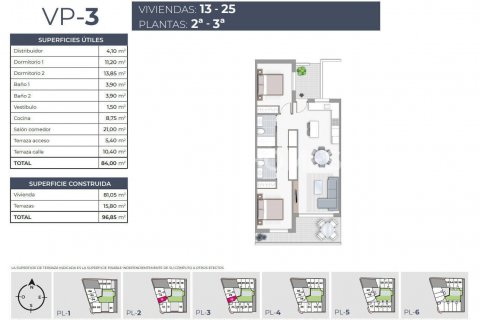 Apartment for sale Torrevieja, Alicante, Spain 3 bedrooms, 94 sq.m. No. 121138 - photo 6
