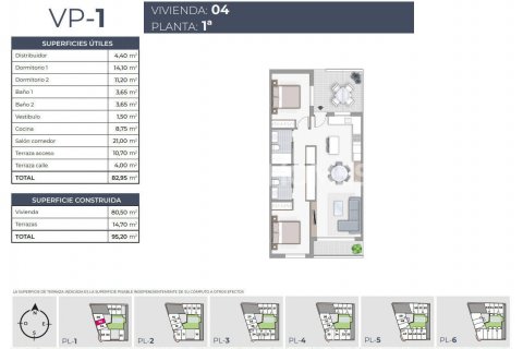 Apartment for sale Torrevieja, Alicante, Spain 3 bedrooms, 94 sq.m. No. 121138 - photo 3