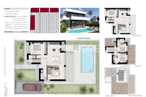 Huvila myytävänä Rojales, Alicante, Espanja, 3 makuuhuonetta, 107 m2 No. 121471 - kuva 14