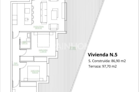 Apartment for sale in San Pedro del Pinatar, Murcia, Spain 3 bedrooms, 96 sq.m. No. 121469 - photo 7