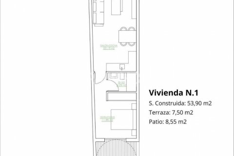 Penthouse à vendre San Pedro del Pinatar, Murcia, Espagne, 3 chambres, 96 m2 No. 121470 - photo 14