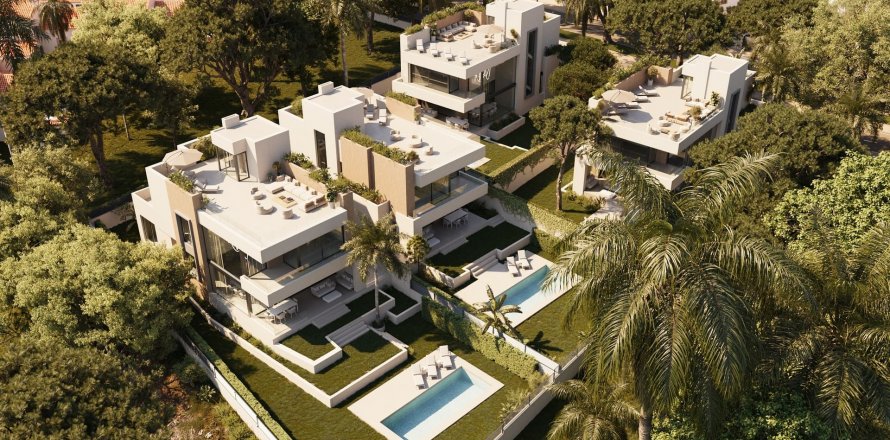 Villa Marbella, Malaga, Spānijā 4 istabas, 454 m2 Nr. 124137