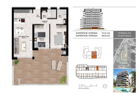 Apartment for sale Guardamar del Segura, Alicante, Spain 2 bedrooms, 80 sq.m. No. 131262 - photo 15