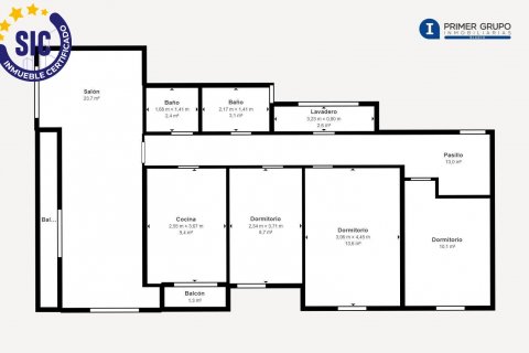 Apartamento en venta València, España 3 dormitorios, 109 m2 No. 132777 - foto 23