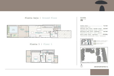 Huvila myytävänä Denia, Alicante, Espanja, 2 makuuhuonetta, 90 m2 No. 121070 - kuva 14