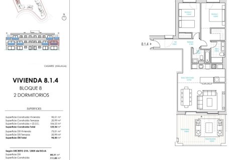 Wohnung zum Verkauf in Casares, Malaga, Spanien 3 Schlafzimmer, 97 m2 Nr. 121065 - Foto 6