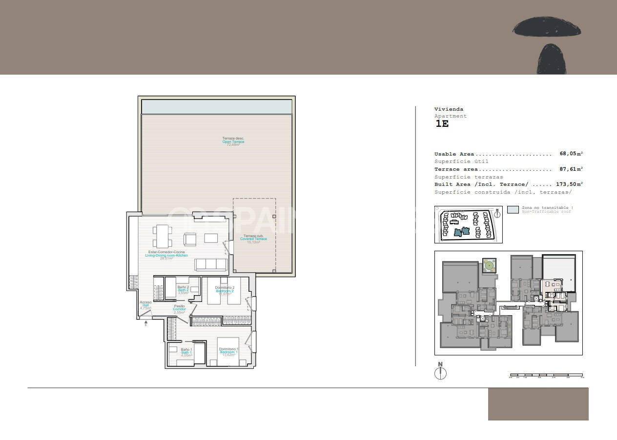 Apartamento en Dénia, Alicante, España 2 dormitorios, 66 m2 No. 121068