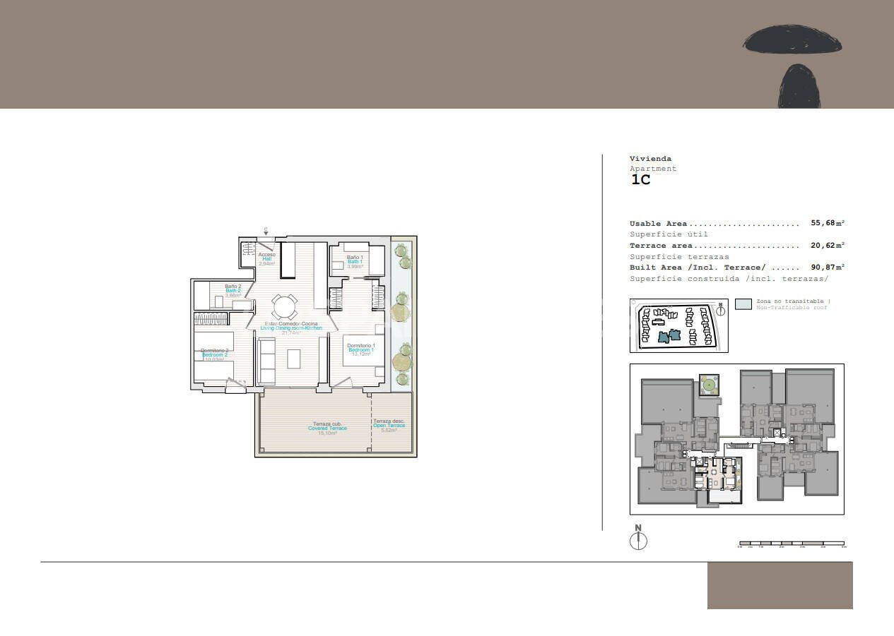 Apartamento en Dénia, Alicante, España 2 dormitorios, 66 m2 No. 121068