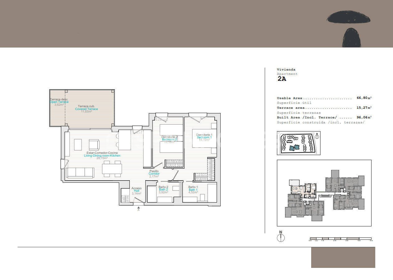 Apartamento en Dénia, Alicante, España 2 dormitorios, 66 m2 No. 121068