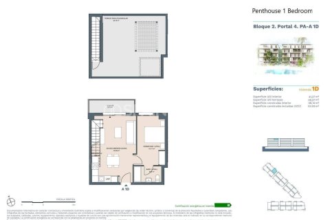 Penthäuser zum Verkauf Denia, Alicante, Spanien 2 Schlafzimmer, 82 m2 Nr. 132747 - Foto 18