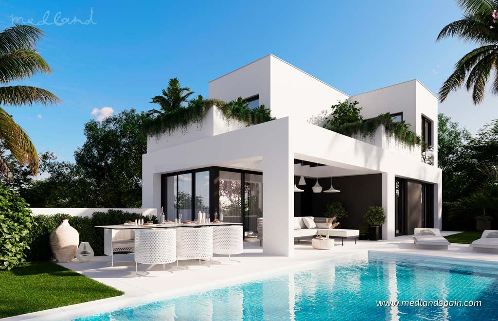 Villa i Finestrat, Alicante, Spanien 4 sovrum, 348 kvm. Nr. 120199