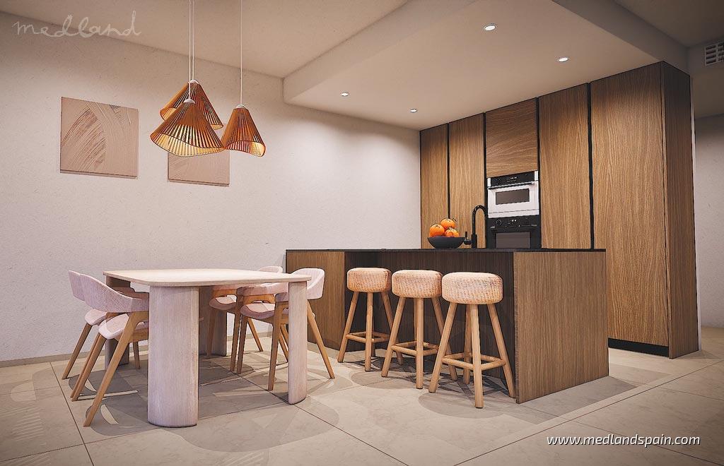 Квартира в Мар де Кристал, Мурсия, Испания 3 спальни, 151м2 №129169