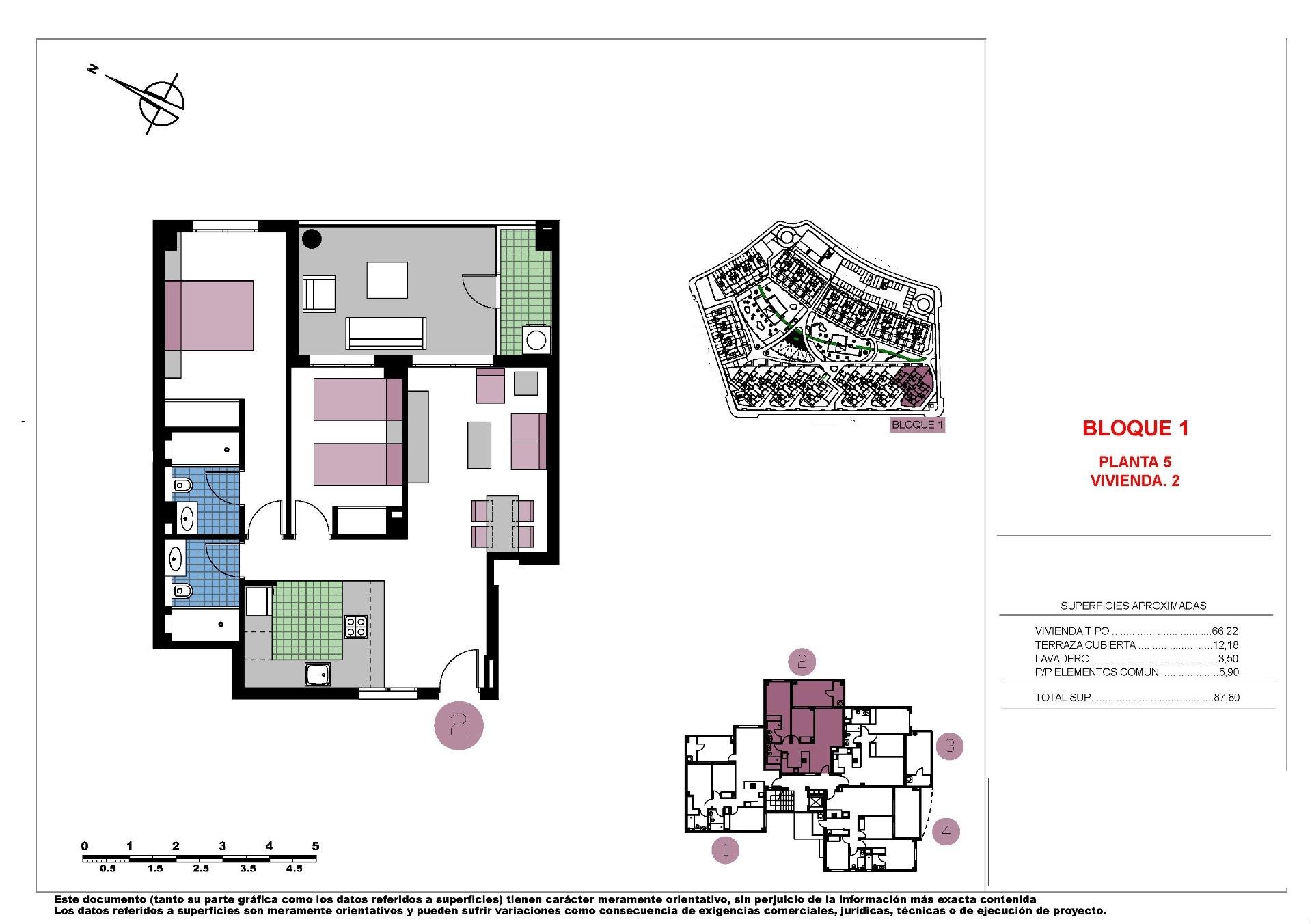 Penthouse in Mil Palmeras, Alicante, Spain 2 bedrooms, 87 sq.m. No. 128495