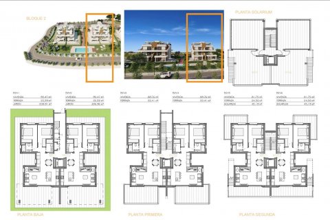 Apartamento en venta Fuente Alamo, Murcia, España 2 dormitorios, 92 m2 No. 128497 - foto 13