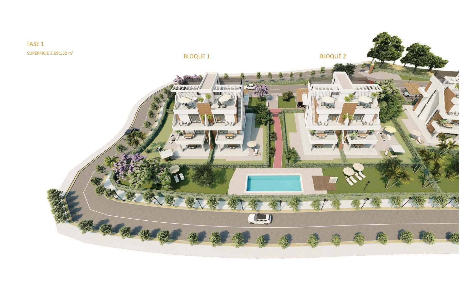 Appartamento a Fuente Alamo, Murcia, Spagna 2 camere da letto, 92 mq. N° 128497