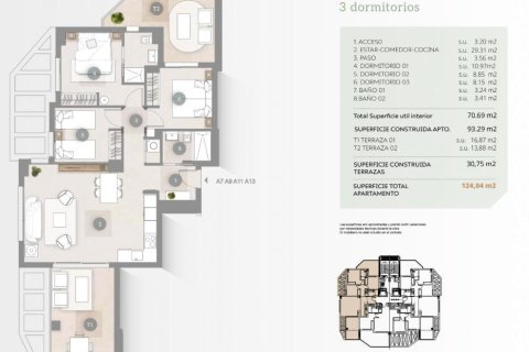 Apartment à vendre à Calpe, Alicante, Espagne, 3 chambres, 93 m2 No. 128498 - photo 11