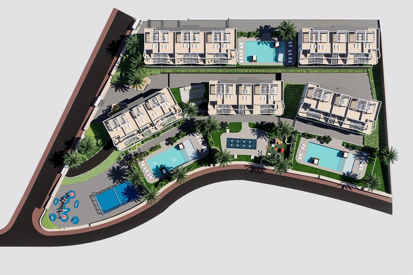 Квартира в Финестрат, Аликанте, Испания 2 спальни, 68м2 №131441