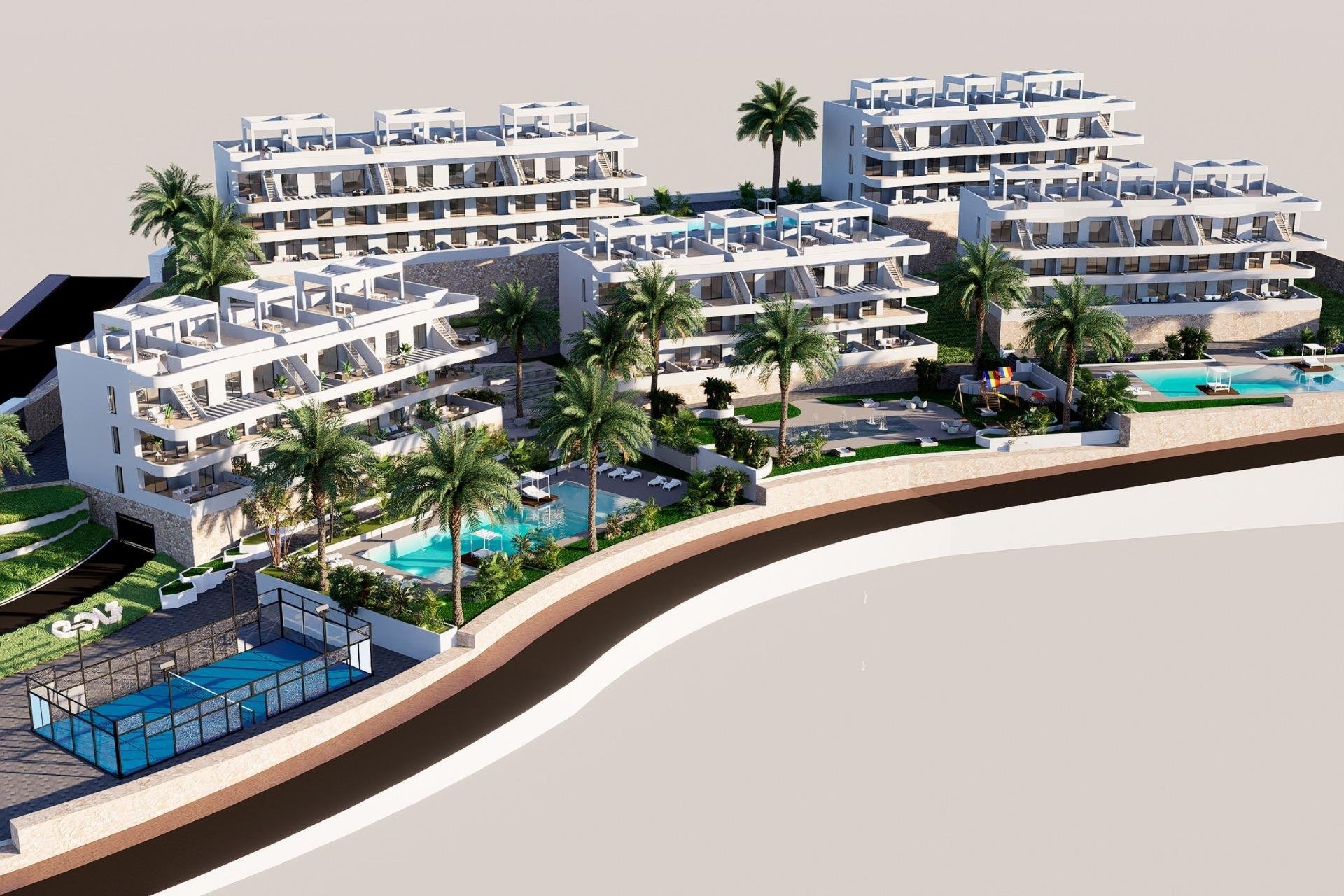 Квартира в Финестрат, Аликанте, Испания 2 спальни, 68м2 №131441