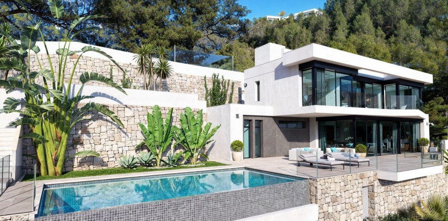 Villa Benissa, Alicante, Spanien 4 sovrum, 436 kvm. Nr. 131440