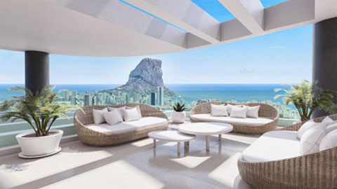 Apartment in Calpe, Alicante, Spain 3 bedrooms, 163 sq.m. No. 129292