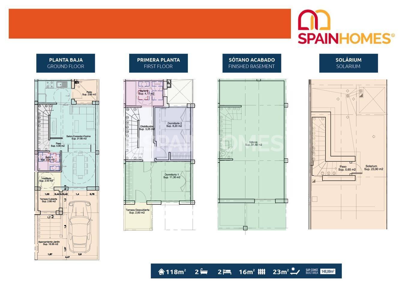 Villa in Santa Pola, Alicante, Spain 2 bedrooms, 80 sq.m. No. 121601