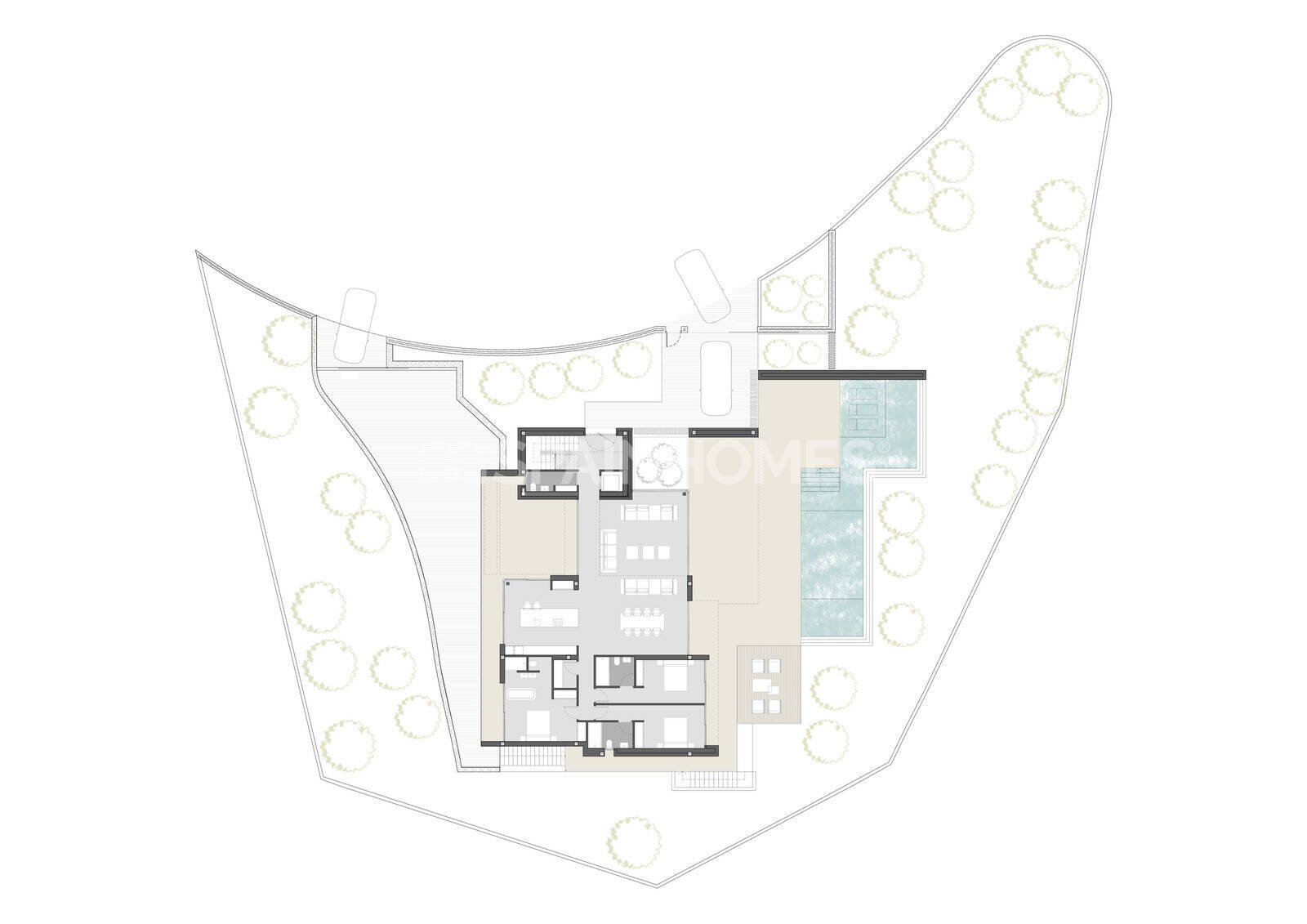 Villa en Teulada, Alicante, España 4 dormitorios, 350 m2 No. 121309