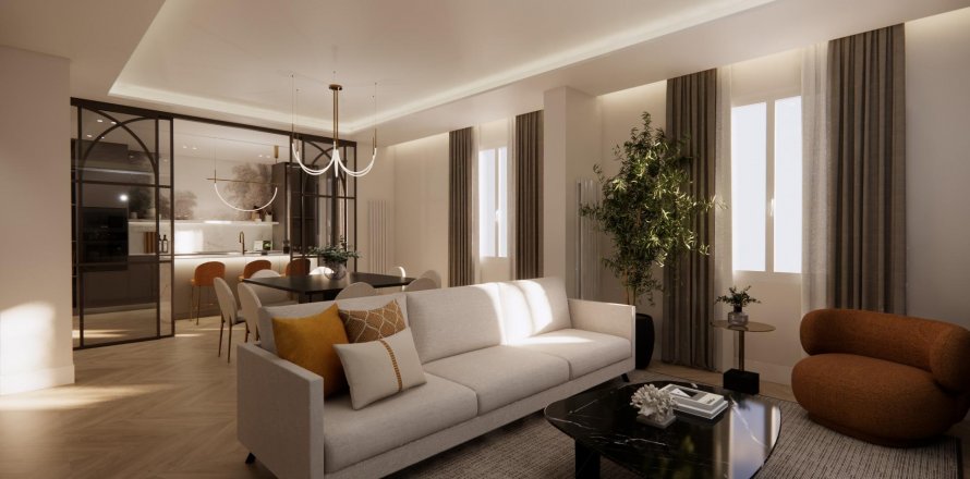 Квартира Мадрид, Испания 3 спальни, 158м2 №127180