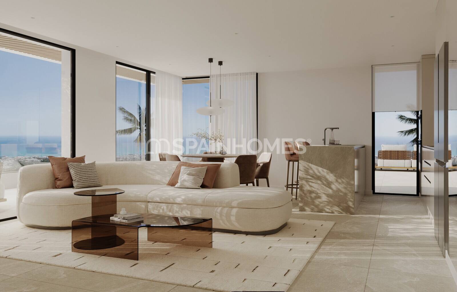 Penthauss Mijas, Malaga, Spānijā 3 istabas, 100 m2 Nr. 132858
