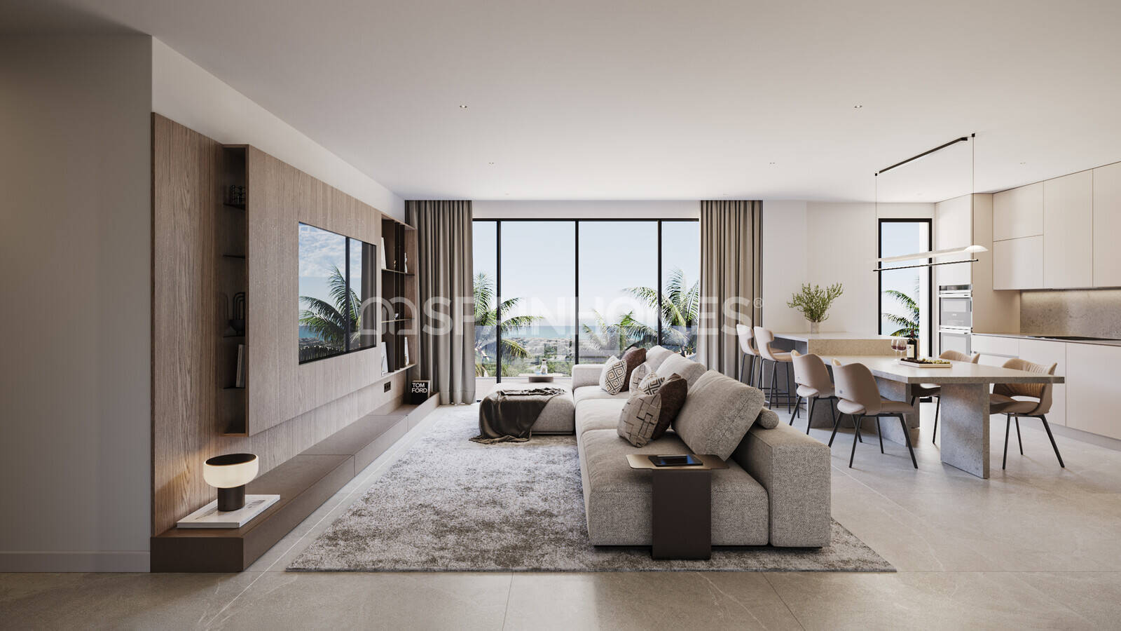 Penthauss Mijas, Malaga, Spānijā 3 istabas, 100 m2 Nr. 132858