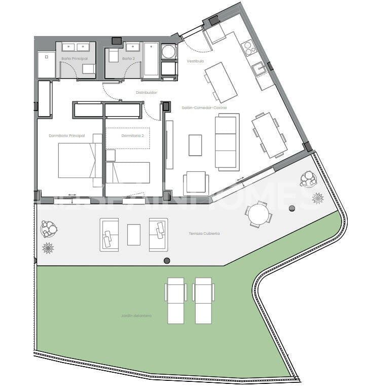 Apartamento en Estepona, Málaga, España 2 dormitorios, 76 m2 No. 131222