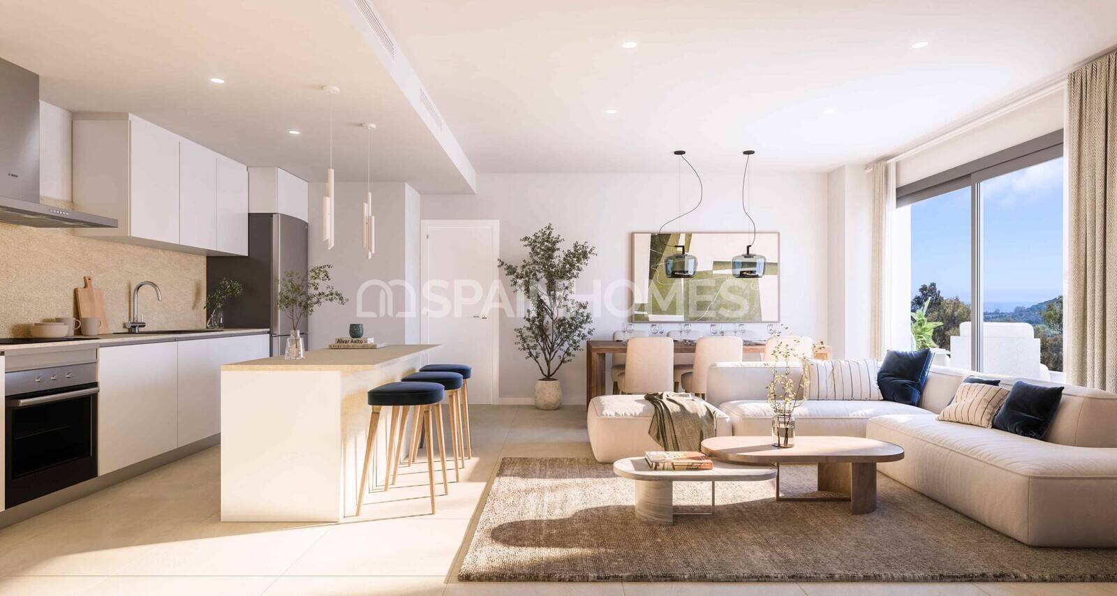 Penthouse w Estepona, Malaga, Hiszpania 3 sypialnie, 100 mkw. nr 131225