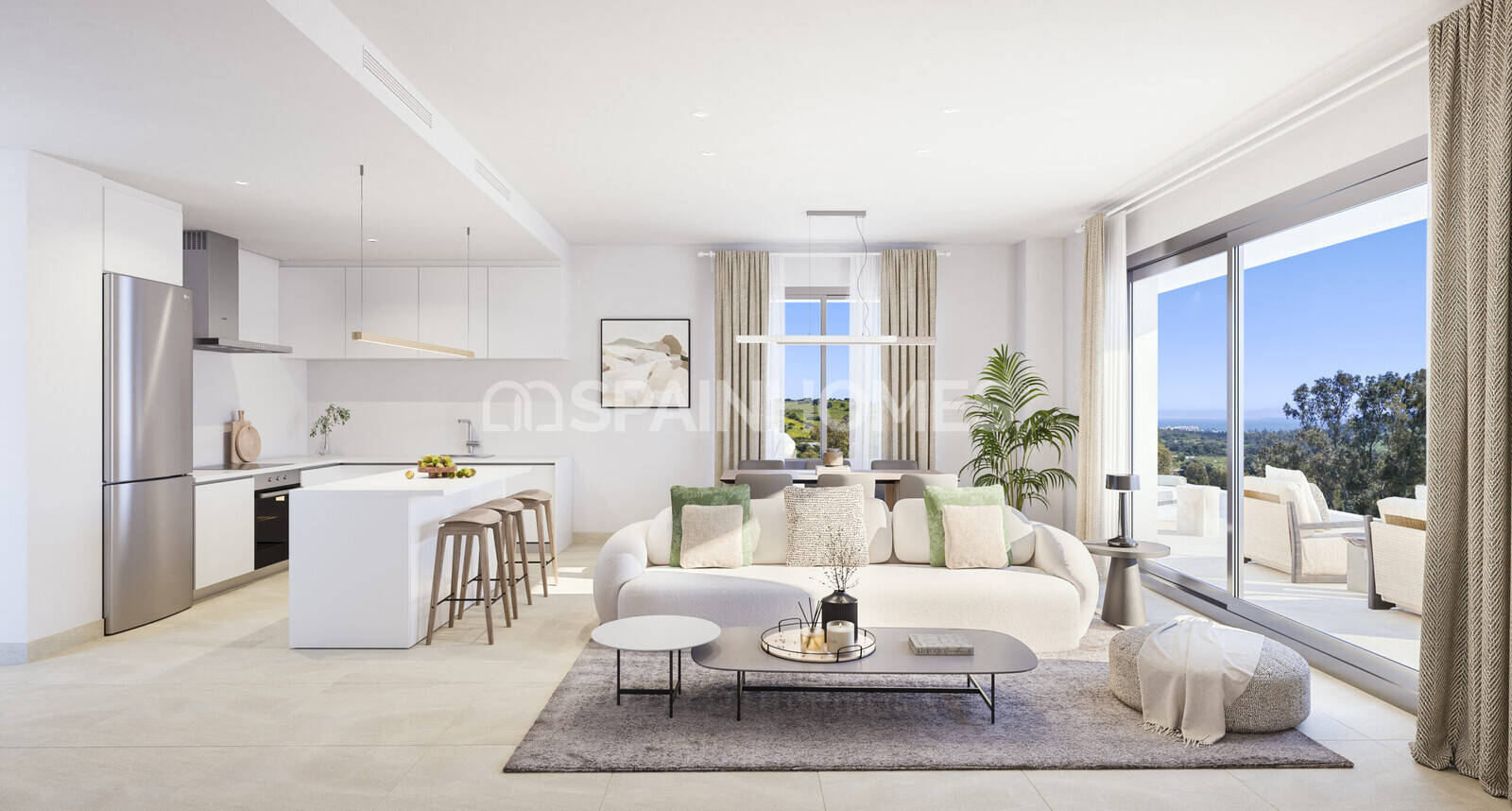 Penthouse w Estepona, Malaga, Hiszpania 3 sypialnie, 100 mkw. nr 131225